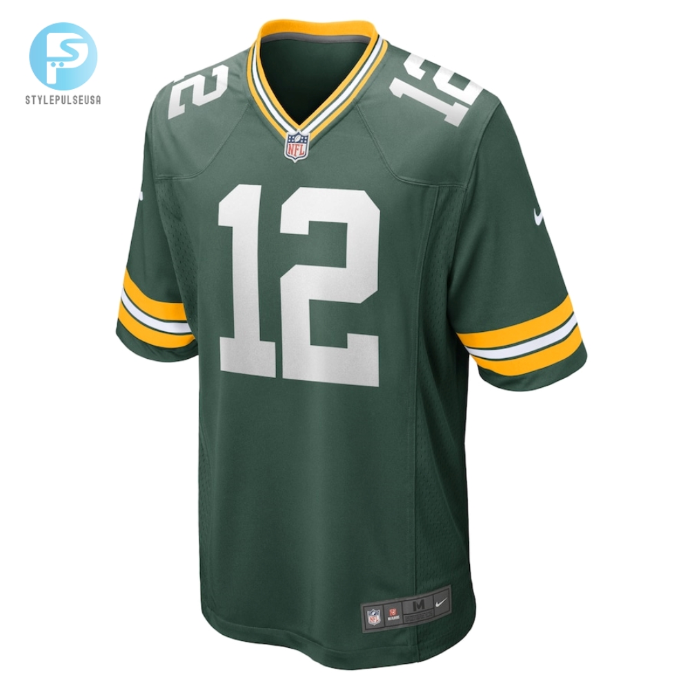 Mens Green Bay Packers Aaron Rodgers Nike Green Game Team Jersey 