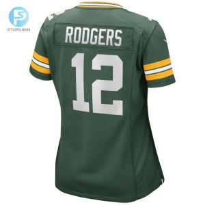 Womens Green Bay Packers Aaron Rodgers Nike Green Player Jersey stylepulseusa 1 2