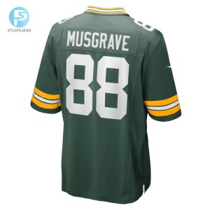 Mens Green Bay Packers Luke Musgrave Nike Green Game Jersey stylepulseusa 1 2