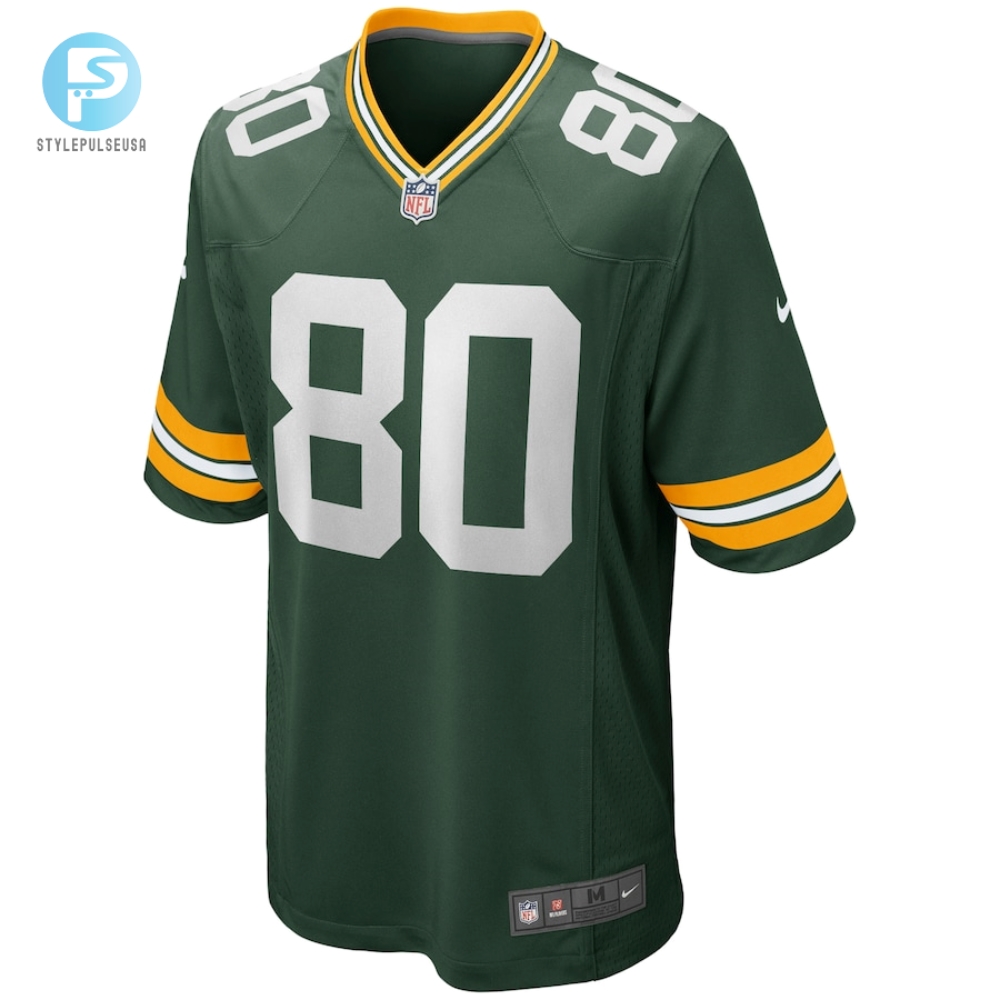 Mens Green Bay Packers Donald Driver Nike Green Game Retired Player Jersey 