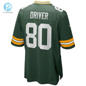 Mens Green Bay Packers Donald Driver Nike Green Game Retired Player Jersey stylepulseusa 1 2