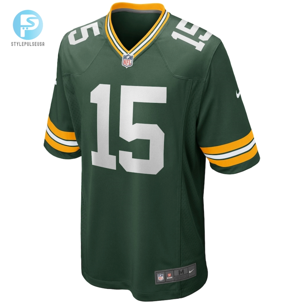 Mens Green Bay Packers Bart Starr Nike Green Game Retired Player Jersey 