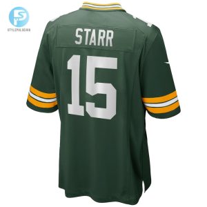 Mens Green Bay Packers Bart Starr Nike Green Game Retired Player Jersey stylepulseusa 1 2