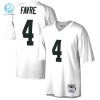 Mens Green Bay Packers Brett Favre Mitchell Ness White Legacy Replica Jersey stylepulseusa 1