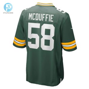 Mens Green Bay Packers Isaiah Mcduffie Nike Green Game Jersey stylepulseusa 1 2