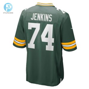 Mens Green Bay Packers Elgton Jenkins Nike Green Game Jersey stylepulseusa 1 2