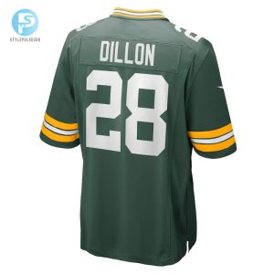 Mens Green Bay Packers Aj Dillon Nike Green Game Jersey stylepulseusa 1 2