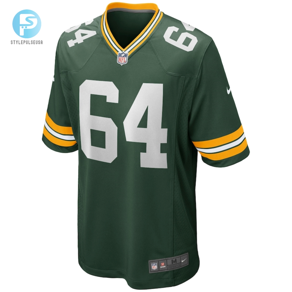 Mens Green Bay Packers Jerry Kramer Nike Green Game Retired Player Jersey 