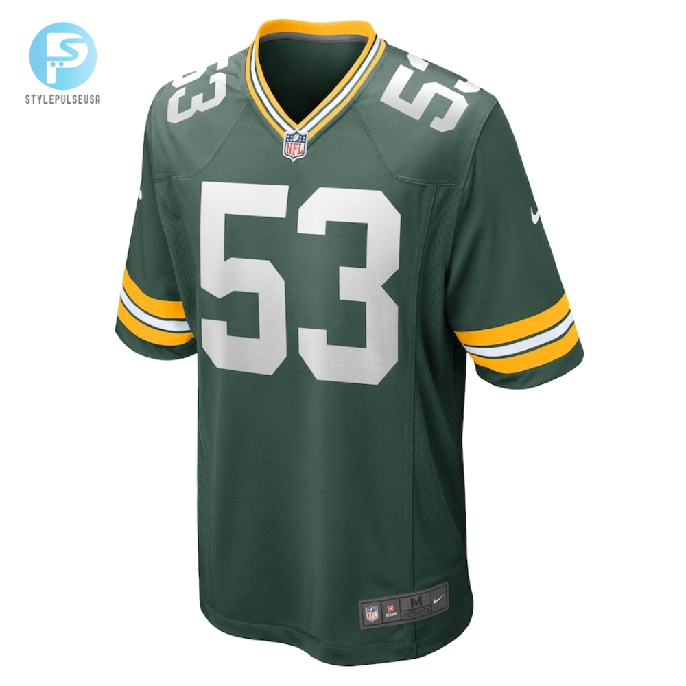 Mens Green Bay Packers Arron Mosby Nike Green Team Game Jersey 