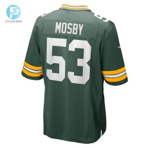 Mens Green Bay Packers Arron Mosby Nike Green Team Game Jersey stylepulseusa 1 2