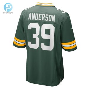 Mens Green Bay Packers Zayne Anderson Nike Green Team Game Jersey stylepulseusa 1 2