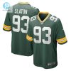 Mens Green Bay Packers T.J. Slaton Nike Green Game Jersey stylepulseusa 1