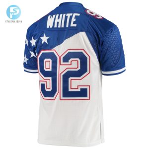 Mens Nfc Reggie White Mitchell Ness Whiteblue 1995 Pro Bowl Authentic Jersey stylepulseusa 1 2