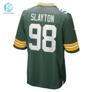 Mens Green Bay Packers Chris Slayton Nike Green Game Player Jersey stylepulseusa 1 2