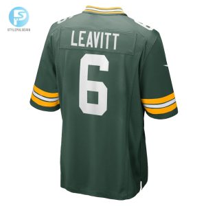 Mens Green Bay Packers Dallin Leavitt Nike Green Game Player Jersey stylepulseusa 1 2