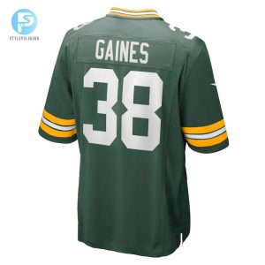 Mens Green Bay Packers Innis Gaines Nike Green Game Jersey stylepulseusa 1 2