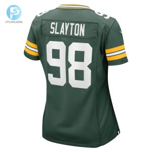 Womens Green Bay Packers Chris Slayton Nike Green Game Player Jersey stylepulseusa 1 2