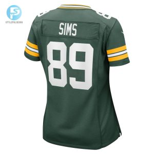 Womens Green Bay Packers Ben Sims Nike Green Team Game Jersey stylepulseusa 1 2