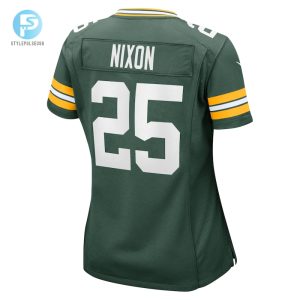 Womens Green Bay Packers Keisean Nixon Nike Green Player Game Jersey stylepulseusa 1 2