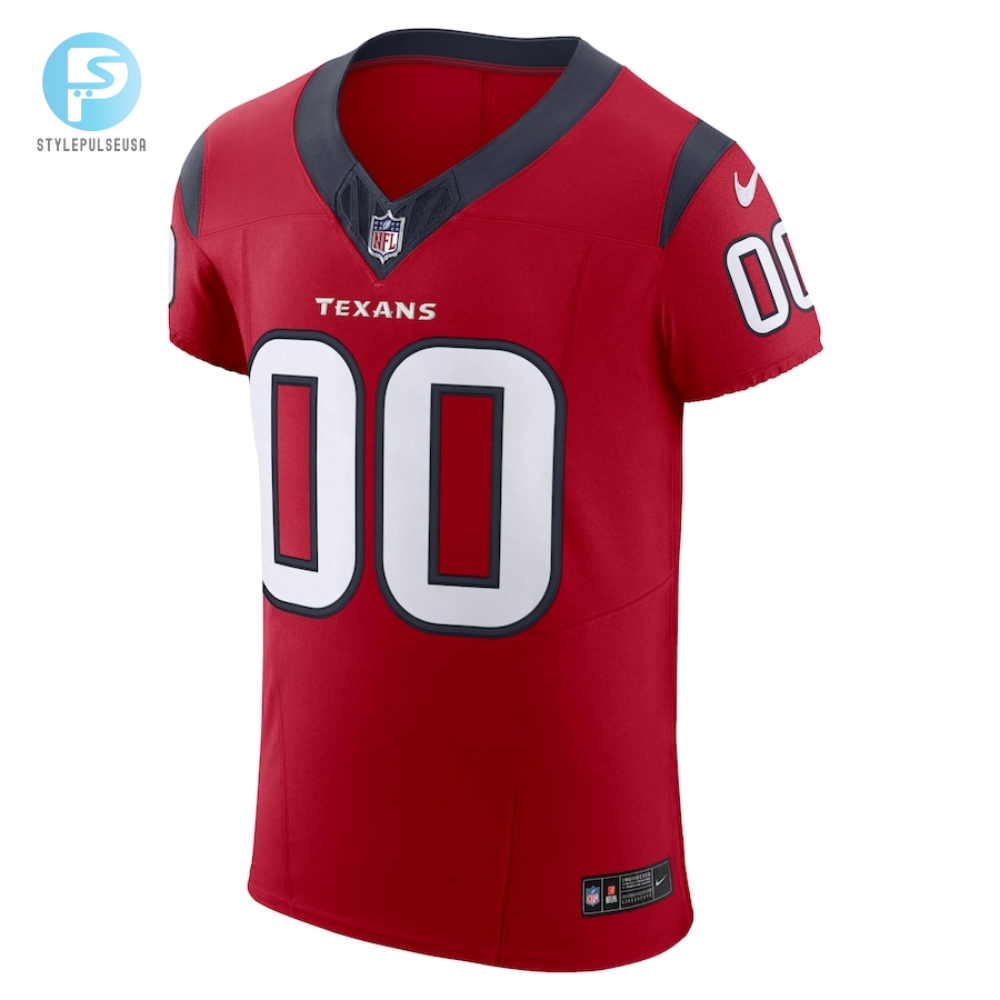 Mens Houston Texans Nike Red Alternate Vapor F.U.S.E. Elite Custom Jersey 