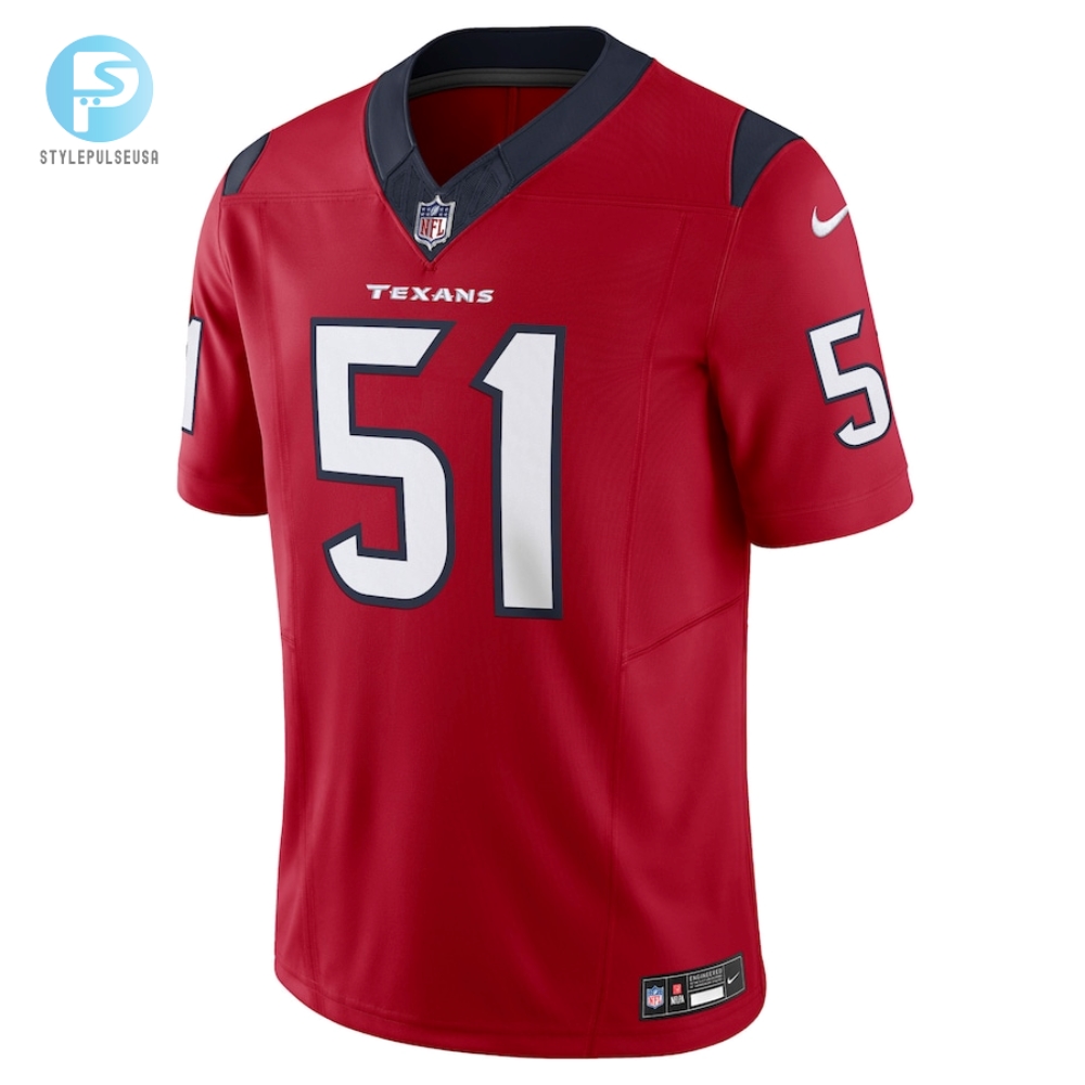 Mens Houston Texans Will Anderson Jr. Nike Red Vapor F.U.S.E. Limited Jersey 