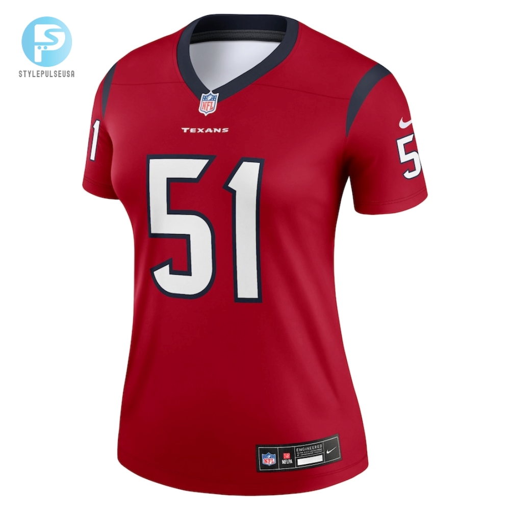 Womens Houston Texans Will Anderson Jr. Nike Red Legend Jersey 