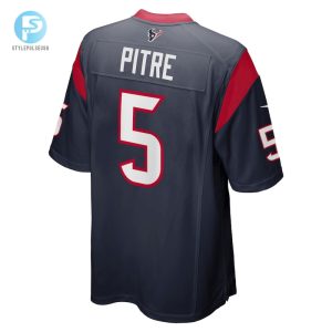 Mens Houston Texans Jalen Pitre Nike Navy Game Player Jersey stylepulseusa 1 2