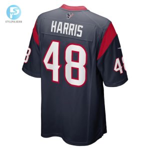 Mens Houston Texans Christian Harris Nike Navy Game Player Jersey stylepulseusa 1 2