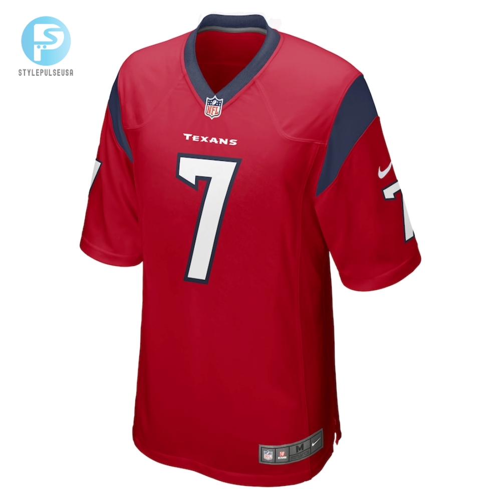 Mens Houston Texans Cj Stroud Nike Red 2023 Nfl Draft First Round Pick Alternate Game Jersey 