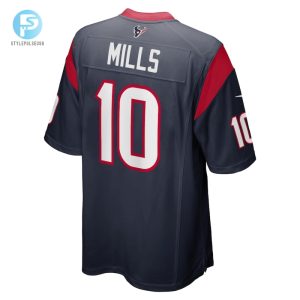 Mens Houston Texans Davis Mills Nike Navy Game Jersey stylepulseusa 1 5