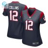 Womens Houston Texans Nico Collins Nike Navy Game Jersey stylepulseusa 1