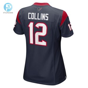 Womens Houston Texans Nico Collins Nike Navy Game Jersey stylepulseusa 1 2