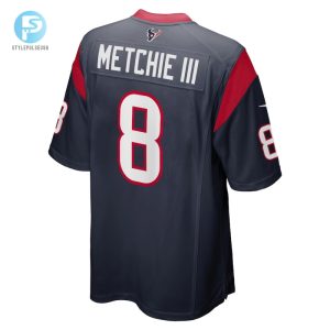 Mens Houston Texans John Metchie Iii Nike Navy Game Player Jersey stylepulseusa 1 5