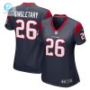 Womens Houston Texans Devin Singletary Nike Navy Team Game Jersey stylepulseusa 1 3