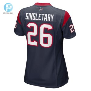 Womens Houston Texans Devin Singletary Nike Navy Team Game Jersey stylepulseusa 1 5