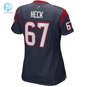 Womens Houston Texans Charlie Heck Nike Navy Game Jersey stylepulseusa 1 5