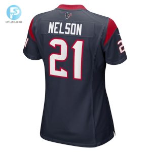 Womens Houston Texans Steven Nelson Nike Navy Game Player Jersey stylepulseusa 1 2