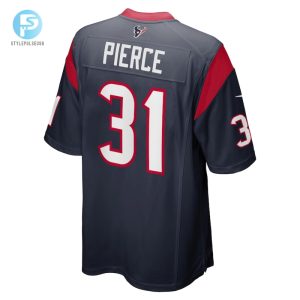 Mens Houston Texans Dameon Pierce Nike Navy Game Player Jersey stylepulseusa 1 2