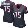 Womens Houston Texans Vince Wilfork Nike Navy Blue Game Jersey stylepulseusa 1