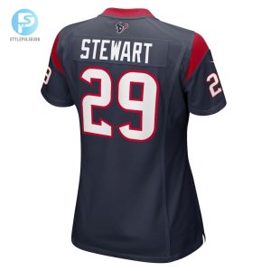 Womens Houston Texans M.J. Stewart Nike Navy Game Player Jersey stylepulseusa 1 2