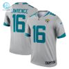 Mens Jacksonville Jaguars Trevor Lawrence Nike Silver Inverted Legend Jersey stylepulseusa 1