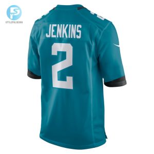 Mens Jacksonville Jaguars Rayshawn Jenkins Nike Teal Game Player Jersey stylepulseusa 1 2