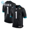 Mens Jacksonville Jaguars Travis Etienne Nike Black Game Jersey stylepulseusa 1