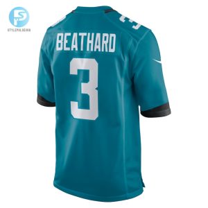 Mens Jacksonville Jaguars C.J. Beathard Nike Teal Game Jersey stylepulseusa 1 2