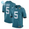 Mens Jacksonville Jaguars Andre Cisco Nike Teal Game Player Jersey stylepulseusa 1