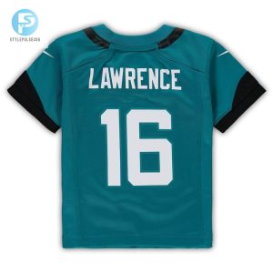 Toddler Jacksonville Jaguars Trevor Lawrence Nike Teal Game Jersey stylepulseusa 1 2