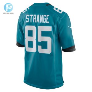 Mens Jacksonville Jaguars Brenton Strange Nike Teal Team Game Jersey stylepulseusa 1 2