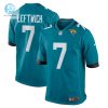 Mens Jacksonville Jaguars Byron Leftwich Nike Teal Retired Player Game Jersey stylepulseusa 1