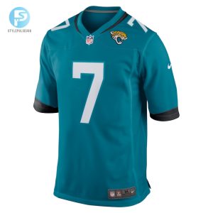 Mens Jacksonville Jaguars Byron Leftwich Nike Teal Retired Player Game Jersey stylepulseusa 1 1