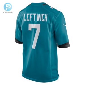 Mens Jacksonville Jaguars Byron Leftwich Nike Teal Retired Player Game Jersey stylepulseusa 1 2